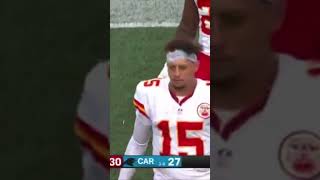 Chiefs Game Winning Field Goal vs Panthers kansascitychiefs carolinapanthers nfl football [upl. by Helsie]