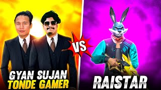 Raistar vs Tonde Gamer amp GyanSujan Best Clash Battle Who will Win  Garena Free Fire [upl. by Gagliano]