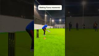 Batsman Funny Moments 😏 Indoor cricket Moments  🏏 cricket cricketshorts indoorcricket [upl. by Ekez]