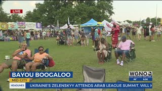 Bayou Boogaloo returns to Bayou St John for 16th year [upl. by Refinnaj145]