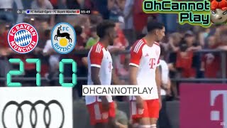 Bayern Munish vs Rottach Egern 27  0 Friendly Match Extended Highlights amp All Goals bayernmunich [upl. by Adeehsar152]