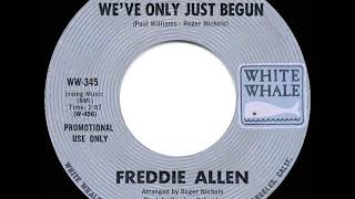 1st RECORDING OF We’ve Only Just Begun  Freddie Allen 1970 [upl. by Riana]