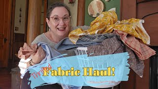 Thrifted Fabric Haul [upl. by Deena]