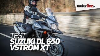 TEST  SUZUKI VSTROM 650 XT 2015 [upl. by Sybila463]