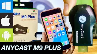 ANYCAST M9 PLUS WiFi HDMI Wireless Display Dongle  Unboxing  Easy Screen Mirroring Test [upl. by Barnett]