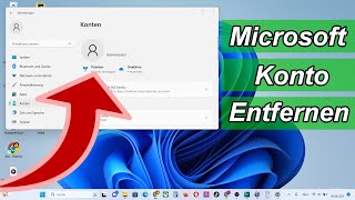 Microsoft Konto von Windows 11 entfernen ❌ [upl. by Crawley]