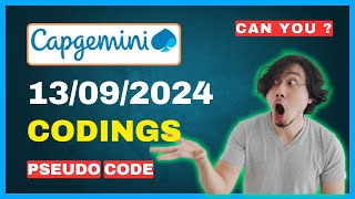 Today😲  Capgemini Coding Questions 2024  capgemini assessment test 2024  UBK Anna [upl. by Efar204]