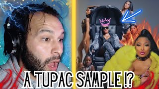 MEGAN ON A TUPAC BEAT quotBITCHquot Megan Thee Stallion Reaction [upl. by Anicul728]