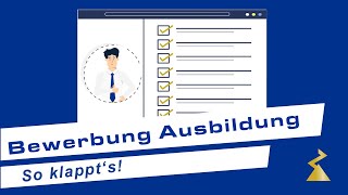 Bewerbung Ausbildung  Tipps zum Anschreiben und Lebenslauf von ZIEHLABEGG [upl. by Enihpets277]