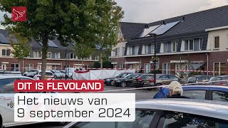 Dit is Flevoland van maandag 9 september 2024 [upl. by Htebharas]