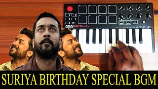 Top 3 Surya Mass Bgm By Raj Bharath  Birthday Special Mash Up [upl. by Acirea414]