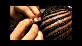 How to Braid Cornrows Tutorial [upl. by Darees]