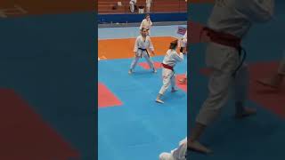 IPPON jka karate karateka martialarts shotokan mma dojo japanesemartialarts karategirl [upl. by Ardath]