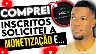 O QUE ACONTECEU COM MEU CANAL APÓS COMPRAR INSCRITOS 🤔 [upl. by Kcoj]