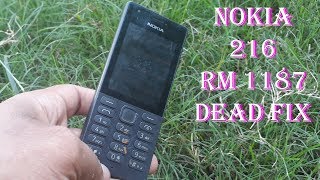 Nokia 216 rm 1187 Dead fix [upl. by Onfre709]