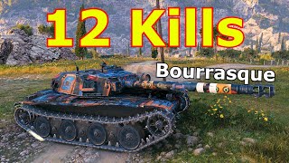 World of Tanks BatChâtillon Bourrasque  12 Kills [upl. by Blackwell]