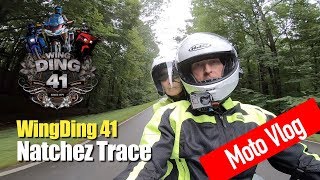 Riding the Natchez Trace to Nashville  Wing Ding 41  Cruisemans Moto Vlog  CruisemansGaragecom [upl. by Ernesto]