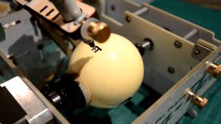 Eggbot working on a billiardball no sound [upl. by Arimak]