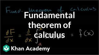 Fundamental theorem of calculus Part 1  AP Calculus AB  Khan Academy [upl. by Gilbertson]