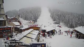 Pamporovo webcam live by BulgariaHotelscom [upl. by Airahcaz]