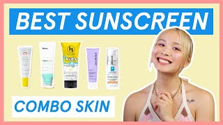 Best sunscreen for COMBO  BALANCED skin  🔥 2022 GUIDE pt 2 amp TRYON✨ [upl. by Burnside]