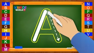 How to Write Letters for Children  Teaching Writing ABC for Preschool  Alphabet for Kids [upl. by Relyhcs]