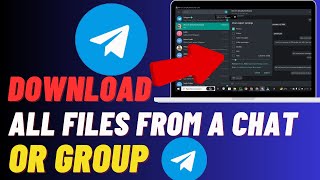 How To Download All Files From Telegram Group Chat  Save Your Time [upl. by Htezzil]