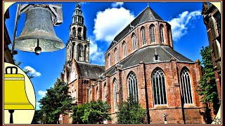 Groningen Martinitoren Kerkklokken van de Martinikerk Anläuten des Plenums [upl. by Aisset]