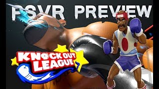 Knockout League PSVR  VRs first arcade boxing game [upl. by Dnomayd]