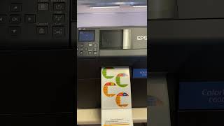 Epson C6000 Speed from Bartender Labeling Software  Normal Quality [upl. by Annaehr]