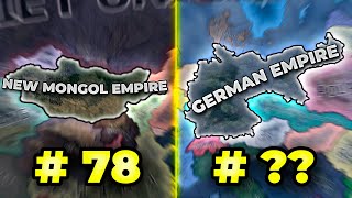 Every Empire in Hearts of Iron 4 From Smallest to Largest [upl. by Phelan]