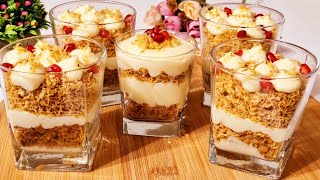 Delicious dessert Trifles from Kataifi dough [upl. by Torbert11]