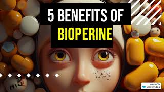 Bioperine Piperine  5 Natural 🌿 Benefits [upl. by Nash910]