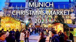 Christmas Market Munich Marienplatz 2023 The Most Wonderful Time Of The Year 🎄 [upl. by Mayrim485]