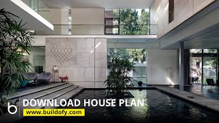 Luxury Aqua Grid House with Water Courtyards Koregaon Park Pune  Mindspace ArchitectsHome Tour [upl. by Ennaeed]