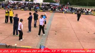 Finales France Doubles Sport Boules Talant 2014 [upl. by Leeann]