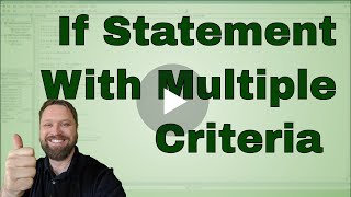 If Statement with Multiple Criteria in Excel VBA [upl. by Ugo]