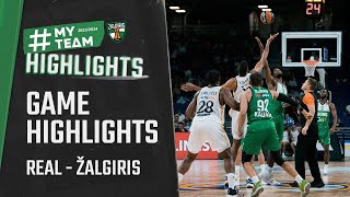 Real  Žalgiris  Game Highlights  20231017 [upl. by Aitas297]