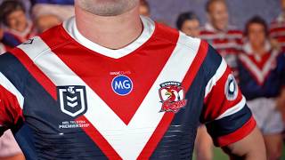 2019 Sydney Roosters Jersey Reveal [upl. by Eirellam]