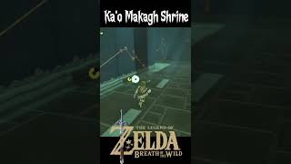 Kao Makagh Shrine Zelda Breath of the Wild [upl. by Nnylaehs]