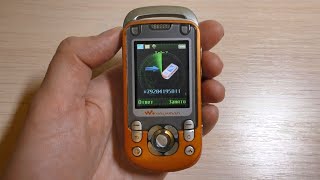 Sony Ericsson W550i rare phone incoming call [upl. by Karlotta]