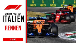 Großer Preis von Italien Das Rennen  Formel 1 Live Watchparty Livetiming [upl. by Donadee83]