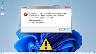 Cómo solucionar Error NSIS Installer integrity check has failed Error en Windows 11  10  8  7 ✅ [upl. by Jaynell463]