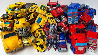 Full TRANSFORMERS Yellow amp Red Robot Tobot Car Leader OPTIMUS PRIME amp BUMBLEBEE Revenge Animation [upl. by March]