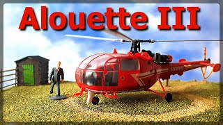 Alouette III Helicopter 172 scale [upl. by Derf527]