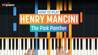 How to Play quotThe Pink Pantherquot by Henry Mancini  HDpiano Part 1 Piano Tutorial [upl. by Nole588]