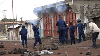 RDC quatre civils et un policier tués dans des heurts à Goma [upl. by Esihcoc508]