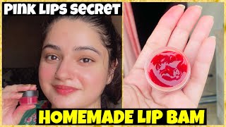 Homemade Lip Balm  Rose Lip Balm  DIY Balm [upl. by Yggep]