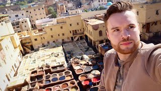 Tour of Fes Morocco The Worlds Largest Medina 🇲🇦 [upl. by Linkoski]