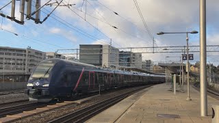 Norwegian Trains at Lysaker station Vy Flytoget GoAhead Nordic SJNord and Bane NOR [upl. by Theda]